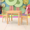 Flash Furniture Kids Natural Solid Wood Table And Chair Set For Classroom, Playroom, Kitchen 1 Flash Furniture Kids Natural Solid Wood Table And Chair Set For Classroom, Playroom, Kitchen -Flash Furniture GUEST 00b3d973 99e4 4328 a16a f5617c569b8b