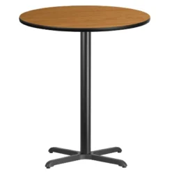 Flash Furniture 36'' Round Laminate Table Top With 30'' X 30'' Bar Height Table Base -Flash Furniture GUEST 012588d1 e188 4d48 9f20 a8c62cd54ab6