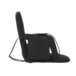 Flash Furniture Extra Wide Foldable Reclining Heated Stadium Chair With Backpack Straps - Black -Flash Furniture GUEST 0164d11f 99b5 4b3d a1a0 04f0e5d8223f