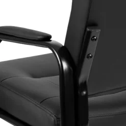 Flash Furniture Darwin Flash Fundamentals Black LeatherSoft Executive Reception Chair With Black Metal Frame -Flash Furniture GUEST 02ade431 17b3 4005 a12e 1ed7856b6872