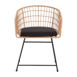 Flash Furniture Devon Set Of 2 Indoor/Outdoor Patio Boho Club Chairs, Rope With PE Wicker Rattan, Cushions And Sled Base 23 Flash Furniture Devon Set Of 2 Indoor/Outdoor Patio Boho Club Chairs, Rope With PE Wicker Rattan, Cushions And Sled Base -Flash Furniture GUEST 02caab26 e8d8 40eb 80d9 2f94d816f0e5