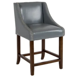 Flash Furniture Carmel Series 24" High Transitional Wood Counter Height Stool With Accent Nail Trim 24 Flash Furniture Carmel Series 24" High Transitional Wood Counter Height Stool With Accent Nail Trim -Flash Furniture GUEST 02e06c77 8ce6 4038 87e3 1b3b42300ae8