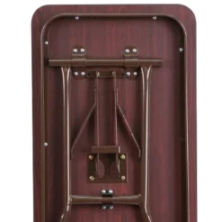 Flash Furniture 5-Foot Mahogany Melamine Laminate Folding Training Table -Flash Furniture GUEST 036f8aca 87db 46c3 ba64 bf2bac0ca539