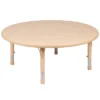 Flash Furniture 45" Round Plastic Height Adjustable Activity Table Set With 4 Chairs -Flash Furniture GUEST 045a1a2b 013e 4aa0 82d0 0f4fd4fa6b14