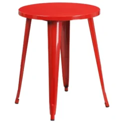 Flash Furniture Commercial Grade 24" Round Metal Indoor-Outdoor Table -Flash Furniture GUEST 05e58262 7e1b 48aa 98d4 2dde36db73a8