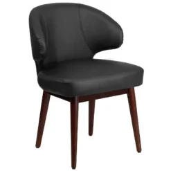 Flash Furniture Comfort Back Series Side Reception Chair With Walnut Legs 26 Flash Furniture Comfort Back Series Side Reception Chair With Walnut Legs -Flash Furniture GUEST 062a2611 aae4 4d3a a24d cf7704c8e704