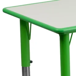 Flash Furniture 23.625"W X 47.25"L Rectangular Plastic Height Adjustable Activity Table 19 Flash Furniture 23.625"W X 47.25"L Rectangular Plastic Height Adjustable Activity Table -Flash Furniture GUEST 0672bb01 5201 400b bd1a 7ebe025b1a5d