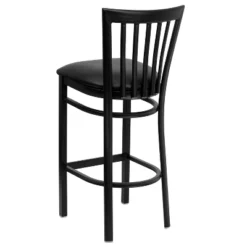 Flash Furniture Black School House Back Metal Restaurant Barstool -Flash Furniture GUEST 06d5e763 cebd 44a8 a235 e430ea0a3b91