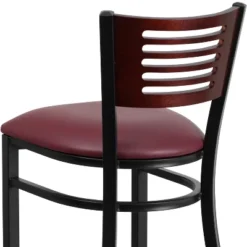 Flash Furniture Black Decorative Slat Back Metal Restaurant Barstool 18 Flash Furniture Black Decorative Slat Back Metal Restaurant Barstool -Flash Furniture GUEST 06d712a9 5e12 4011 83c9 93d5e512fc0b