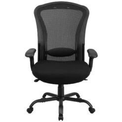 Flash Furniture HERCULES Series 24/7 Intensive Use Big & Tall 400 Lb. Rated Black Mesh Multifunction Synchro-Tilt Ergonomic Office Chair -Flash Furniture GUEST 07208a1c 26ad 4d90 b88b 638bd7a6e9a6