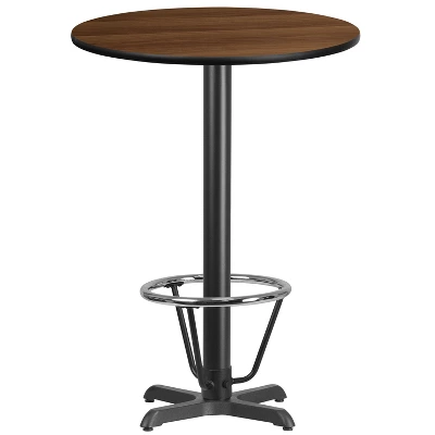 Flash Furniture 30'' Round Laminate Table Top With 22'' X 22'' Bar Height Table Base And Foot Ring 6 Flash Furniture 30'' Round Laminate Table Top With 22'' X 22'' Bar Height Table Base And Foot Ring - Image 4