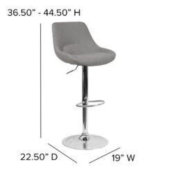 Flash Furniture Contemporary Adjustable Height Gas Lift Swivel Bar Stool With Support Pillow - Kitchen Dining Stool 18 Flash Furniture Contemporary Adjustable Height Gas Lift Swivel Bar Stool With Support Pillow - Kitchen Dining Stool -Flash Furniture GUEST 0af95eee 58ac 4acc bc21 2561b8771137