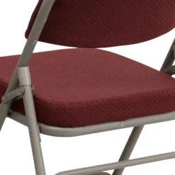 Flash Furniture 2 Pack HERCULES Series Premium Curved Triple Braced & Double Hinged Fabric Upholstered Metal Folding Chair -Flash Furniture GUEST 0b952499 22c2 4d99 a14e 4c5a905787ac
