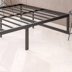 Flash Furniture 14 Inch Metal Platform Bed Frame - No Box Spring Needed With Steel Slat Support And Quick Lock Functionality -Flash Furniture GUEST 0c62ee91 5be4 476f 8c7f 7bfb28ab2e8a