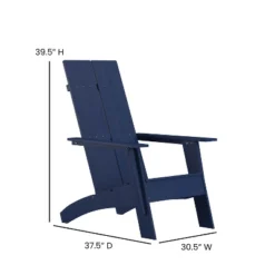 Flash Furniture Sawyer Modern All-Weather Poly Resin Wood Adirondack Chair With Foot Rest 16 Flash Furniture Sawyer Modern All-Weather Poly Resin Wood Adirondack Chair With Foot Rest -Flash Furniture GUEST 0d92199b 68d9 4b69 8fed 5551c1a3bb9c