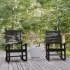 Flash Furniture Manchester Set Of 2 Contemporary Rocking Chairs, All-Weather HDPE Indoor/Outdoor Rockers 2 Flash Furniture Manchester Set Of 2 Contemporary Rocking Chairs, All-Weather HDPE Indoor/Outdoor Rockers -Flash Furniture GUEST 0da26204 480d 4fce b679 4d22b295b719