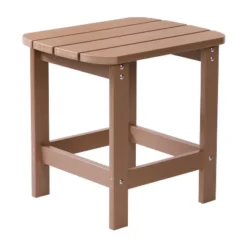 Flash Furniture Charlestown All-Weather Poly Resin Wood Commercial Grade Adirondack Side Table 32 Flash Furniture Charlestown All-Weather Poly Resin Wood Commercial Grade Adirondack Side Table -Flash Furniture GUEST 0ecf6610 c5b9 44e4 8dbe 16fd4767d886