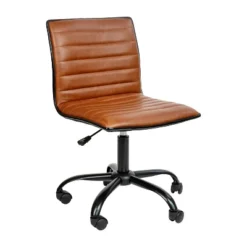 Flash Furniture Low Back Designer Armless Ribbed Swivel Task Office Chair -Flash Furniture GUEST 0f1228f7 3c23 4f24 aa18 7a856a5b77b7