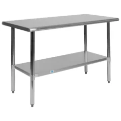 Flash Furniture Stainless Steel 18 Gauge Prep And Work Table With Undershelf - NSF Certified -Flash Furniture GUEST 0fcfb79e 0c10 4595 bc60 800366d2322f