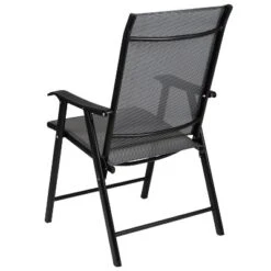 Flash Furniture Black Outdoor Folding Patio Sling Chair (2 Pack) -Flash Furniture GUEST 101ae41b d188 4212 bc30 870c520b37f2
