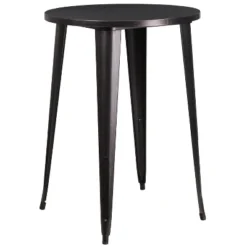 Flash Furniture Commercial Grade 30" Round Metal Indoor-Outdoor Bar Height Table -Flash Furniture GUEST 10272b12 bc07 42dd 8a67 e185c749c7a3