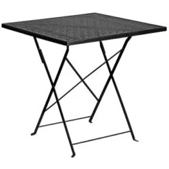 Flash Furniture Oia Commercial Grade 28" Square Indoor-Outdoor Steel Folding Patio Table -Flash Furniture GUEST 1030ee1c 4888 4843 9fce 65f8beabe7ac