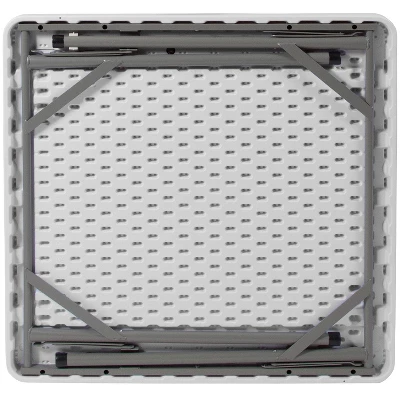 Flash Furniture 34.5" Square 4-Player Folding Card Game Table With Green Playing Surface And Cup Holders 9 Flash Furniture 34.5" Square 4-Player Folding Card Game Table With Green Playing Surface And Cup Holders - Image 7