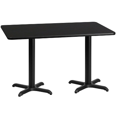 Flash Furniture 30'' X 60'' Rectangular Laminate Table Top With 22'' X 22'' Table Height Bases 9 Flash Furniture 30'' X 60'' Rectangular Laminate Table Top With 22'' X 22'' Table Height Bases - Image 7
