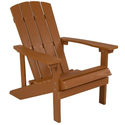Flash Furniture Charlestown Commercial All-Weather Poly Resin Wood Adirondack Chair 13 Flash Furniture Charlestown Commercial All-Weather Poly Resin Wood Adirondack Chair - Image 11
