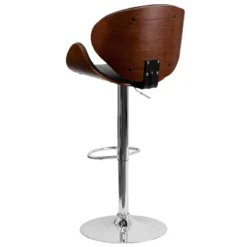 Flash Furniture Bentwood Adjustable Height Barstool With Curved Vinyl Seat And Back -Flash Furniture GUEST 13aa3844 997b 4e95 b940 2c26fa93dc26