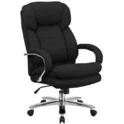 Flash Furniture HERCULES Series 24/7 Intensive Use Big & Tall 500 Lb. Rated Executive Swivel Ergonomic Office Chair With Loop Arms -Flash Furniture GUEST 14482375 3207 404c 909d 1c0746f1007a