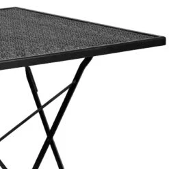 Flash Furniture Oia Commercial Grade 28" Square Indoor-Outdoor Steel Folding Patio Table -Flash Furniture GUEST 1537ac33 05fc 41a8 99e5 104056d0d601
