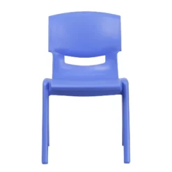 Flash Furniture 4 Pack Blue Plastic Stackable School Chair With 15.5'' Seat Height 18 Flash Furniture 4 Pack Blue Plastic Stackable School Chair With 15.5'' Seat Height -Flash Furniture GUEST 162bf1d6 5e46 43dc 81af 33ac29113499