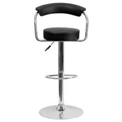 Flash Furniture Contemporary Vinyl Adjustable Height Barstool With Arms And Chrome Base -Flash Furniture GUEST 1671e2b7 9e99 4408 b3b6 c1f4975b4c14