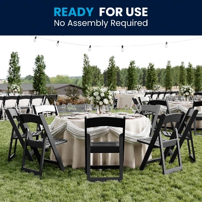 Flash Furniture HERCULES Series 800 Lb. Capacity Resin Folding Chair With Slatted Seat 14 Flash Furniture HERCULES Series 800 Lb. Capacity Resin Folding Chair With Slatted Seat - Image 12