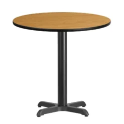 Flash Furniture 30'' Round Laminate Table Top With 22'' X 22'' Table Height Base -Flash Furniture GUEST 1851e64e 0916 46d2 b233 9854e96f01a6