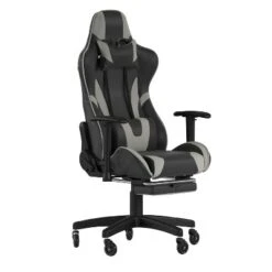 Flash Furniture X30 Gaming Chair Racing Computer Chair With Reclining Back, Slide-Out Footrest, And Transparent Roller Wheels -Flash Furniture GUEST 18653f67 3f36 4a85 ba77 98032d9ddb43