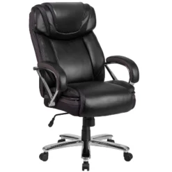Flash Furniture HERCULES Series Big & Tall 500 Lb. Rated LeatherSoft Executive Swivel Ergonomic Office Chair With Extra Wide Seat -Flash Furniture GUEST 18a35c3a e557 4dd6 aadb e008093499e5