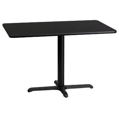 Flash Furniture 24'' X 42'' Rectangular Laminate Table Top With 23.5'' X 29.5'' Table Height Base 6 Flash Furniture 24'' X 42'' Rectangular Laminate Table Top With 23.5'' X 29.5'' Table Height Base - Image 4