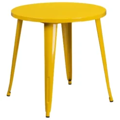 Flash Furniture Commercial Grade 30" Round Metal Indoor-Outdoor Table -Flash Furniture GUEST 1a45d58d be78 4e48 8e33 956078471dad
