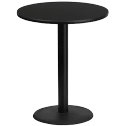 Flash Furniture 36'' Round Laminate Table Top With 24'' Round Bar Height Table Base -Flash Furniture GUEST 1a64a002 3bbe 4755 bbc2 ddca38e124d7