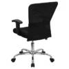 Flash Furniture Mid-Back Black Mesh Contemporary Swivel Task Office Chair With Chrome Base And Adjustable Arms -Flash Furniture GUEST 1af7b8dd 1bbc 434c 8ef1 635e8803a3cb