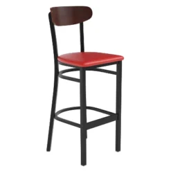 Flash Furniture Wright Commercial Grade Barstool With 500 LB. Capacity Steel Frame, Solid Wood Seat, And Boomerang Back 38 Flash Furniture Wright Commercial Grade Barstool With 500 LB. Capacity Steel Frame, Solid Wood Seat, And Boomerang Back -Flash Furniture GUEST 1b56ec0f e9d7 4fdc 8b36 7f39d9bd49ea