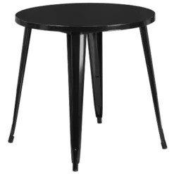 Flash Furniture Commercial Grade 30" Round Metal Indoor-Outdoor Table -Flash Furniture GUEST 1c0df340 de20 4846 b57b 92323a0ccafc