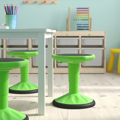 Flash Furniture Carter Adjustable Height Kids Flexible Active Stool For Classroom And Home With Non-Skid Bottom, 14" - 18" Seat Height 11 Flash Furniture Carter Adjustable Height Kids Flexible Active Stool For Classroom And Home With Non-Skid Bottom, 14" - 18" Seat Height - Image 9