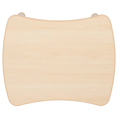 Flash Furniture 21.875"W X 26.625"L Rectangular Plastic Height Adjustable Activity Table Set With 4 Chairs 6 Flash Furniture 21.875"W X 26.625"L Rectangular Plastic Height Adjustable Activity Table Set With 4 Chairs - Image 4