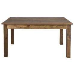 Flash Furniture 60" X 38" Rectangular Solid Pine Farm Dining Table -Flash Furniture GUEST 1de817a0 1bfd 4a83 b9b0 e7d0434d8f77