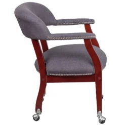 Flash Furniture Conference Chair With Accent Nail Trim And Casters -Flash Furniture GUEST 1e16964f 34e7 4ea5 a26e 8ea7d9ef812e