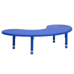 Flash Furniture 35"W X 65"L Half-Moon Plastic Height Adjustable Activity Table 25 Flash Furniture 35"W X 65"L Half-Moon Plastic Height Adjustable Activity Table -Flash Furniture GUEST 1ed5e781 e539 412e bab4 2d859bc519f1