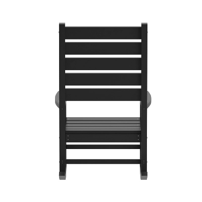 Flash Furniture Manchester Set Of 2 Contemporary Rocking Chairs, All-Weather HDPE Indoor/Outdoor Rockers 10 Flash Furniture Manchester Set Of 2 Contemporary Rocking Chairs, All-Weather HDPE Indoor/Outdoor Rockers - Image 8
